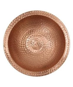 Achla Hammered Solid Copper Bird Bath With Stake 8 Achla Hammered Solid Copper Bird Bath With Stake