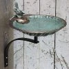 Achla Scalloped Shell Bird Bath With Wall Bracket 2 Achla Scalloped Shell Bird Bath With Wall Bracket