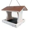 Woodlink Audubon Nantucket White Copper Colored Roof Ranch Bird Feeder 2 Woodlink Audubon Nantucket White Copper Colored Roof Ranch Bird Feeder