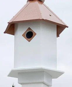 Decorative Houses Sycamore Bird House With Hammered Copper Roof By A Wing And A Prayer