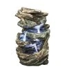 Design Toscano Glacier Peak Cascading Tabletop Fountain