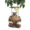 Design Toscano Howie The Hoot Owl Swinging Sculpture