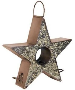 Good Directions Hanging Feeders Star Shaped Fly Through Bird Feeder