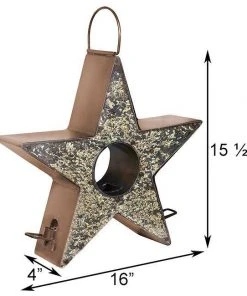 Good Directions Hanging Feeders Star Shaped Fly Through Bird Feeder