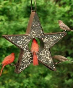 Good Directions Hanging Feeders Star Shaped Fly Through Bird Feeder 8 Good Directions Hanging Feeders Star Shaped Fly Through Bird Feeder