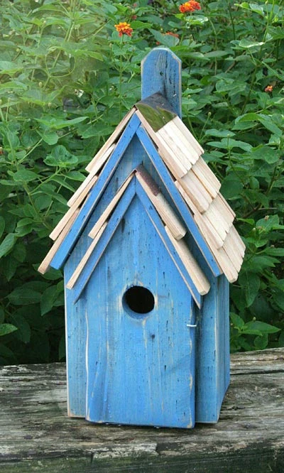 Heartwood Bluebird Manor Bird House, Blue Post / Pole Mounted Houses 3 Heartwood Bluebird Manor Bird House, Blue Post / Pole Mounted Houses