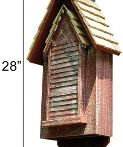 Heartwood Victorian Bat House, Red, 100 Bats