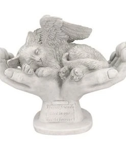 Design Toscano Lawn & Garden In God's Hands Cat Memorial Statue