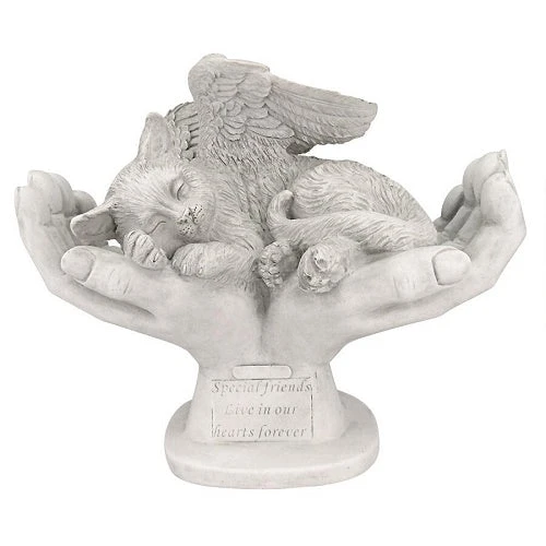 Design Toscano Lawn & Garden In God's Hands Cat Memorial Statue 3 Design Toscano Lawn & Garden In God's Hands Cat Memorial Statue