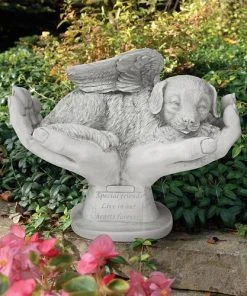 Design Toscano In God's Hands Dog Memorial Statue