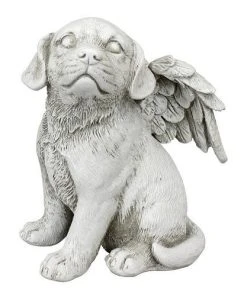 Design Toscano Loving Friend, Memorial Pet Dog Statue Lawn & Garden
