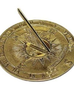Rome Industries Nautical Polished Brass 8.5" Sundial Lawn & Garden