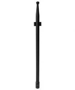 Bird Bath Accessories Achla Black Birding Pole Top Section With Two Holders, 28"