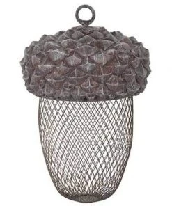 Esschert Design Hanging Feeders Acorn Mesh Bird Feeder
