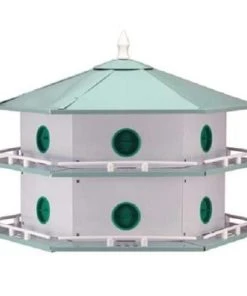 Heath Mfg Aluminum 12-Room Deluxe Purple Martin House Post / Pole Mounted Houses
