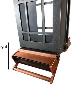 Woodlink Audubon Copper Colored Top Chateau Squirrel Resistant Bird Feeder Hanging Feeders