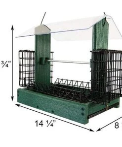 Woodlink Audubon Going Green 5-in-1 Green Bird Feeder