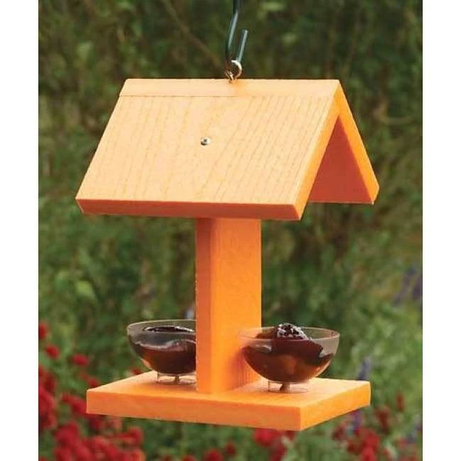 Woodlink Audubon Going Green Oriole Feeder With Fruit Dishes 3 Woodlink Audubon Going Green Oriole Feeder With Fruit Dishes