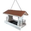 Woodlink Audubon Nantucket White Coppertop Ranch Feeder With Suet Cages