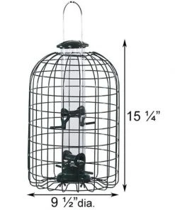 Woodlink Cage Feeders Audubon Squirrel-Resistant Caged Tube Bird Feeder