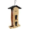 Nature's Way Hanging Feeders Bamboo Vertical Wave Hopper Bird Feeder