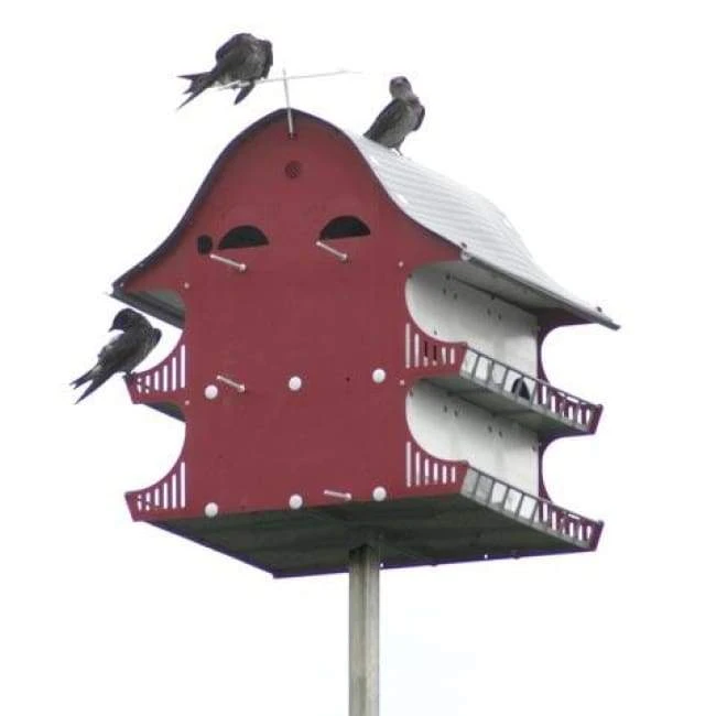 S&K Mfg Purple Martin Houses Barn And Perch 16 Room Purple Martin House 3 S&K Mfg Purple Martin Houses Barn And Perch 16 Room Purple Martin House