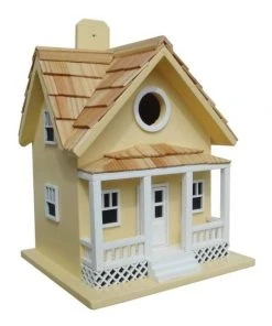 Home Bazaar Beachside Cottage Yellow Bird House