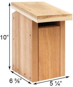 Songbird Essentials Cedar Sparrow-Resistant Bluebird House