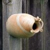 Anthony Stoneware Post / Pole Mounted Houses Ceramic Bottle Butternut Bird House