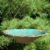 Anthony Stoneware Ceramic Teal Large Bird Bath Hanging Bird Baths 2 Anthony Stoneware Ceramic Teal Large Bird Bath Hanging Bird Baths