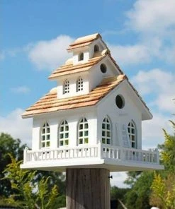Home Bazaar Chapel Bell Bird House Decorative Houses