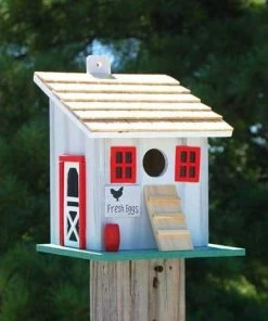 Home Bazaar Decorative Houses Chicken Coop Small Bird House