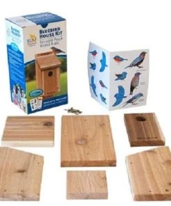 Woodlink Post / Pole Mounted Houses Classic Bluebird House DIY Craft Kit