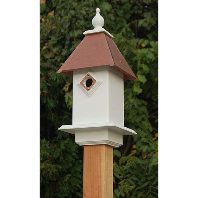 A Wing And A Prayer Classic Bluebird House With Hammered Copper Colored Metal Roof Decorative Houses 3 A Wing And A Prayer Classic Bluebird House With Hammered Copper Colored Metal Roof Decorative Houses