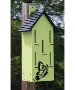 BestNest Classic Butterfly House With Perches, Green Butterflies