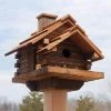 Bird In Hand Conestoga Log Cabin Bird House