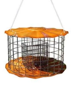 Erva Tool & Die Copper Caged Double Suet Feeder