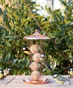 Esschert Design Copper Colored Suet Ball Feeder