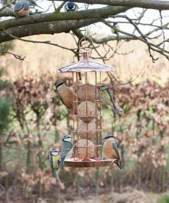 Esschert Design Copper Colored Suet Ball Feeder