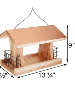 Woodlink Coppertop Deluxe Seed & Suet Bird Feeder Hanging Feeders