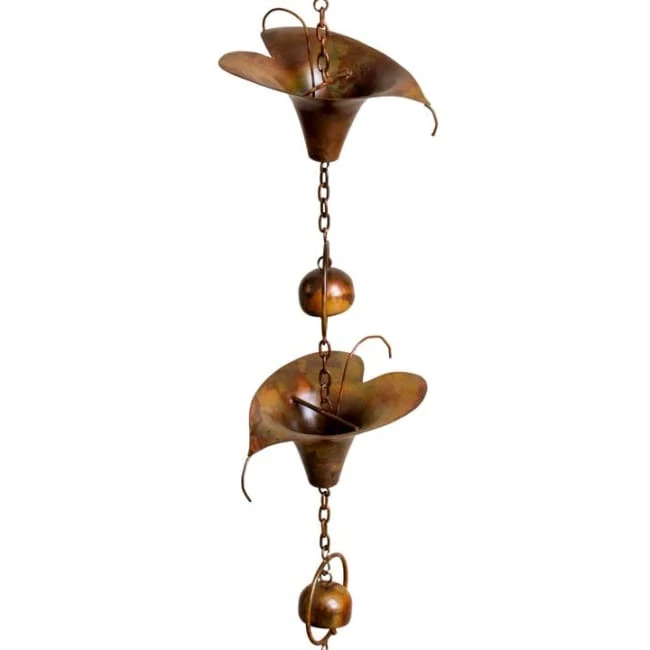 Ancient Graffiti Decorative Hanging Chain, Calla Lilies Lawn & Garden 4 Ancient Graffiti Decorative Hanging Chain, Calla Lilies Lawn & Garden