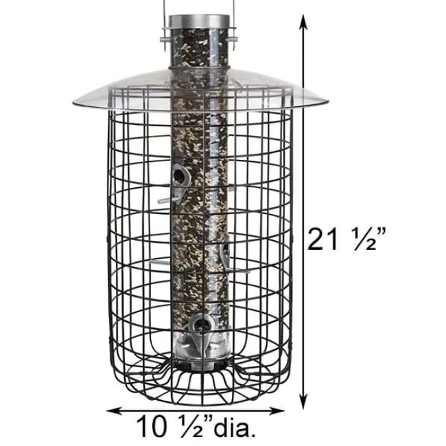 Droll Yankees B-7 Domed Cage And Squirrel Proof Bird Feeder Cage Feeders 4 Droll Yankees B-7 Domed Cage And Squirrel Proof Bird Feeder Cage Feeders