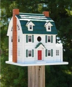 Home Bazaar Dutch Colonial Bird House Decorative Houses