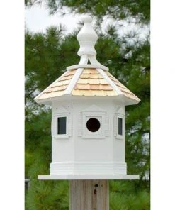 Home Bazaar Decorative Houses Enchantment White Bird House