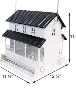 Heritage Farms Decorative Feeders Farmhouse Style Absolute Squirrel Resistant Bird Feeder