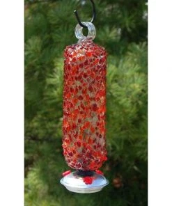 Parasol Filigree Hummingbird Feeder, Cinnabar Sprinkles Hummingbird Feeders