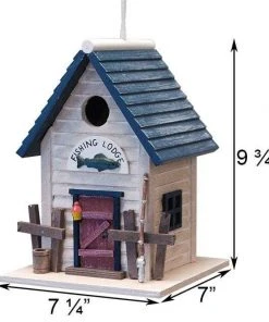 Home Bazaar Fishing Lodge Bird House