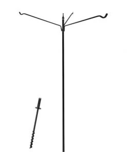 Erva Tool & Die Five Piece Black Pole Kit With Extended Arms, 9' 3" Bird Bath Accessories