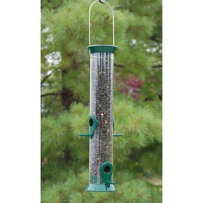 Droll Yankees New Generation 15" Bird Feeder, Green Hanging Feeders 3 Droll Yankees New Generation 15" Bird Feeder, Green Hanging Feeders