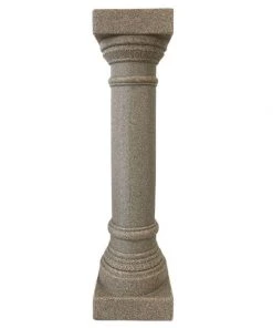 Emsco Group Greek Column Pedestal, Sandstone Colored, 32"H Lawn & Garden 7 Emsco Group Greek Column Pedestal, Sandstone Colored, 32